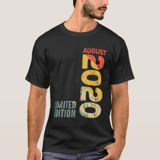 T-shirt Année 2020 Août 2020 Rétro 2020 Vintage 2020 Sinc