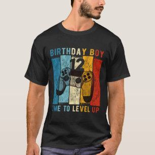 T-shirt Année Anniversaire Garçon 12 Temps Pour Niveau Jus