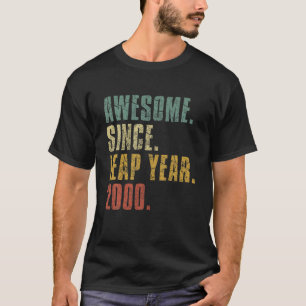 T-shirt Année bissextile Anniversaire Awesome Depuis Le 29