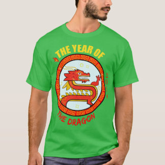 T-shirt Année Chinoise 2024 Année Du Dragon