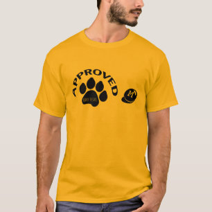 T-shirt Année chinoise de chien approuvée 2018 Monogramme