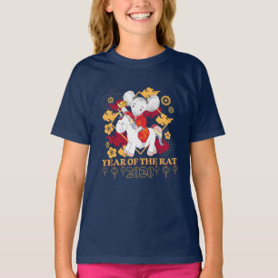 T-shirt Année chinoise du Rat 2020 Unicorn