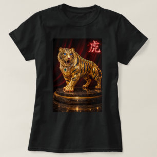T-shirt Année chinoise du zodiaque Fu de Tigre 0046495