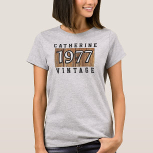T-shirt année de naissance 1977