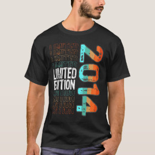 T-shirt Année de naissance vintage Retro 2014
