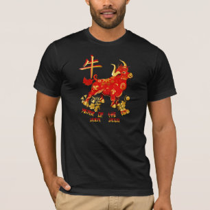 T-shirt Année des Boeuf-dates