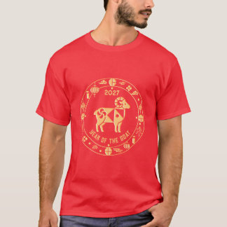 T-shirt Année d'or de la Chèvre 2027
