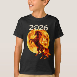 T-shirt Année du Cheval 2026 Nouvel An lunaire chinois Zod