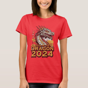 T-shirt Année du dragon 2024 Chemise, Année du dragon