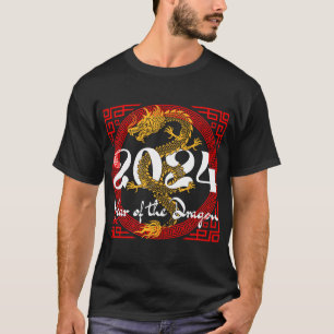 T-shirt Année du Dragon 2024 Zodiac chinois