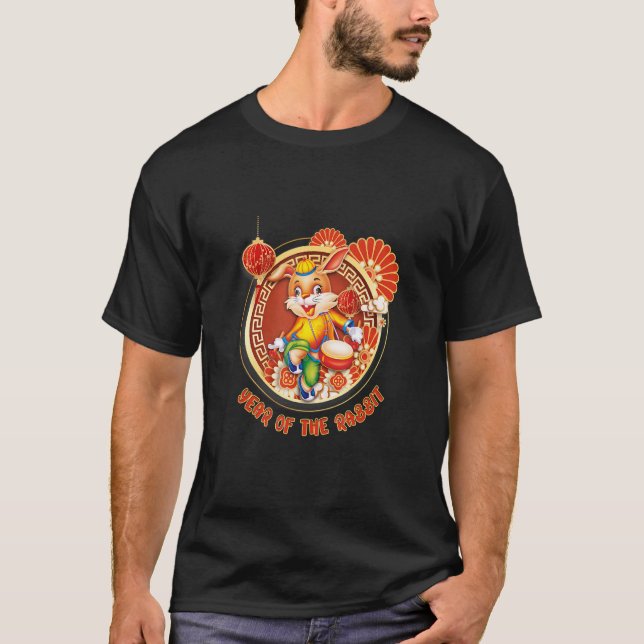 T-shirt Année Du Lapin 2023 Nouvel An Chinois 2023 (Devant)