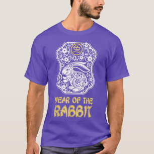 T-shirt Année du lapin 2023, Zodiac Tiger Chinese Zodi