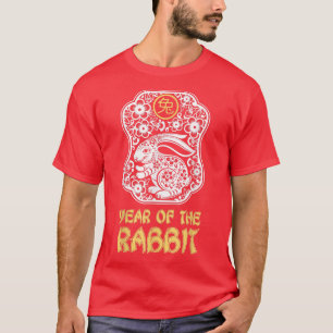 T-shirt Année du lapin 2023, Zodiac Tiger Chinese Zodi