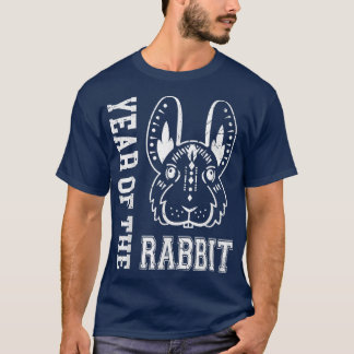 T-shirt Année du lapin Joyeux chinois Zodiac Lunaire Nouve