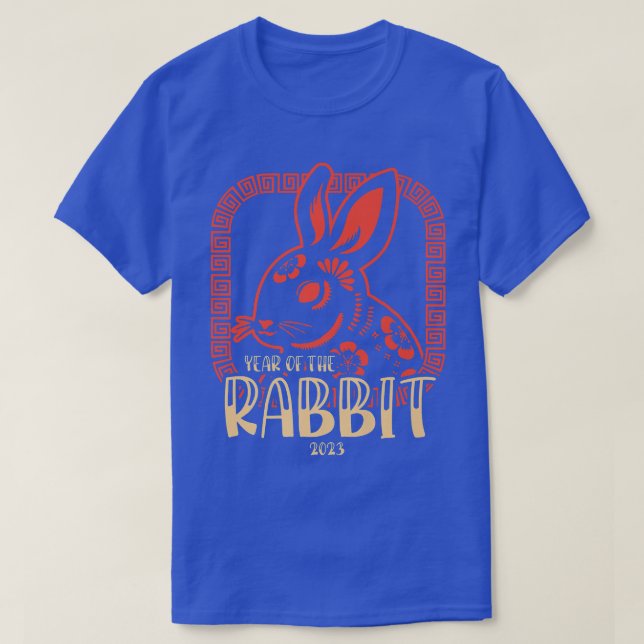 T-shirt Année Du Rabbit Chinois Nouvel An 2023 Premium T (Design devant)