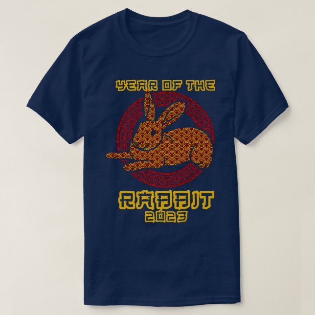 T-shirt Année Du Rabbit Chinois Nouvel An 2023 Premium T (Design devant)