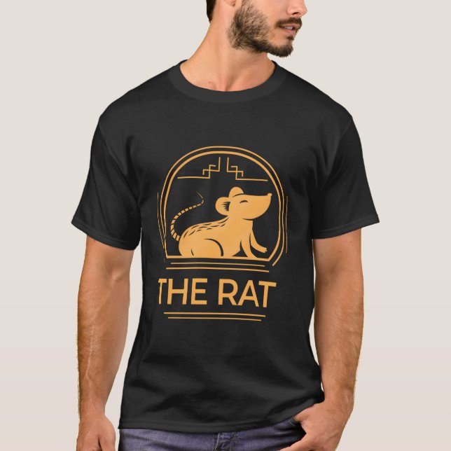 T-shirt Année Du Rat Chemise Chinoise Nouvel An Rat 2020 F (Devant)