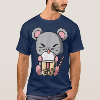 T-shirt Année du Rat chinois Nouvel An Boba Tea Bubble T