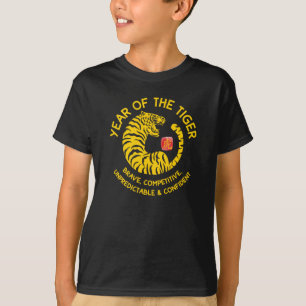 T-shirt Année du Tigre 2022 Bonne année chinoise
