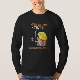 T-shirt Année Du Tigre Chinois Zodiaque Animal Signe