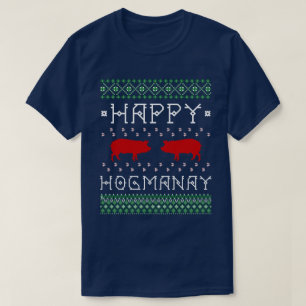 T-shirt Année écossaise laide drôle "de Hogmanay heureu