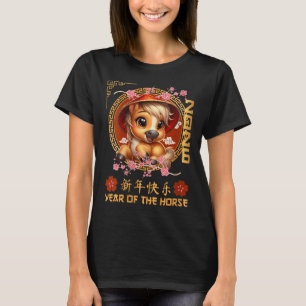 T-shirt Année Femme Du Cheval 2026 Chinois Lunar New Ye