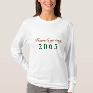 T-shirt Année personnalisée de l'action amicale