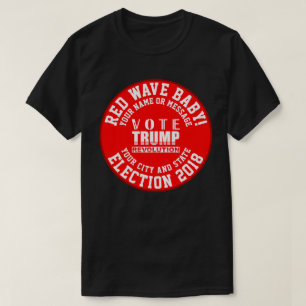 T-shirt Année rouge d'élection de révolution d'atout de