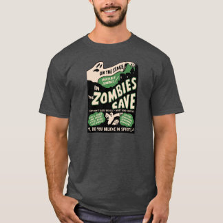 T-shirt Années 1950 Spook Show Poster Art - Zombies