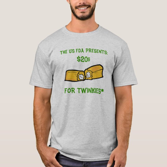 T-shirt "Années '20 programme pour Twinkies" (Devant)