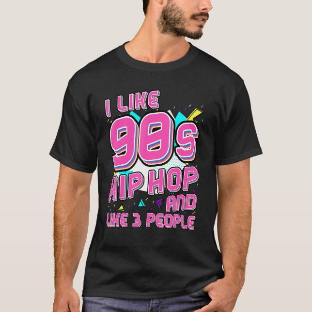 T-shirt Années 90 Hip hop Gangster Rap Vêtements Old Schoo (Devant)