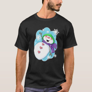 T-shirt Annie Lang Go Snow Snowman