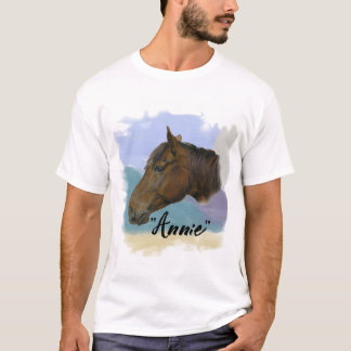 T-shirt  “Annie” – Portrait of a Horse - Personalize Your