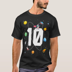 T-shirt Anniversaire 10 Espace extra-atmosphérique 10e ann