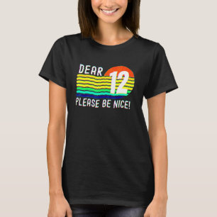 T-shirt Anniversaire 12 Anniversaire Rétro Son 12ème anniv
