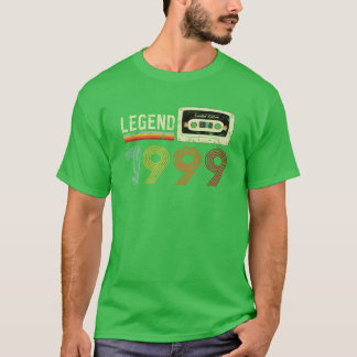 T-shirt Anniversaire 1999 Cassette Vintage rétro
