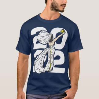 T-shirt Anniversaire 2022 de la mariée Mariage lançant un 