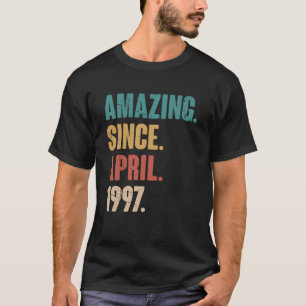T-shirt Anniversaire 26e Décoration Incroyable Depuis Avri