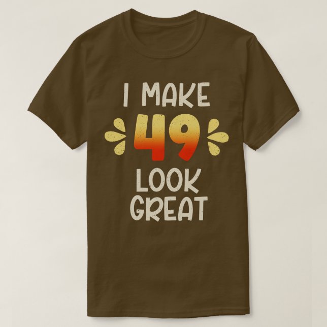 T-shirt Anniversaire 49 ans (Design devant)