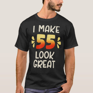 T-shirt Anniversaire 55 ans