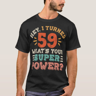 T-shirt Anniversaire 59 ans