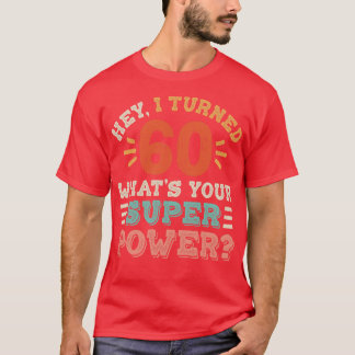 T-shirt Anniversaire 60 ans