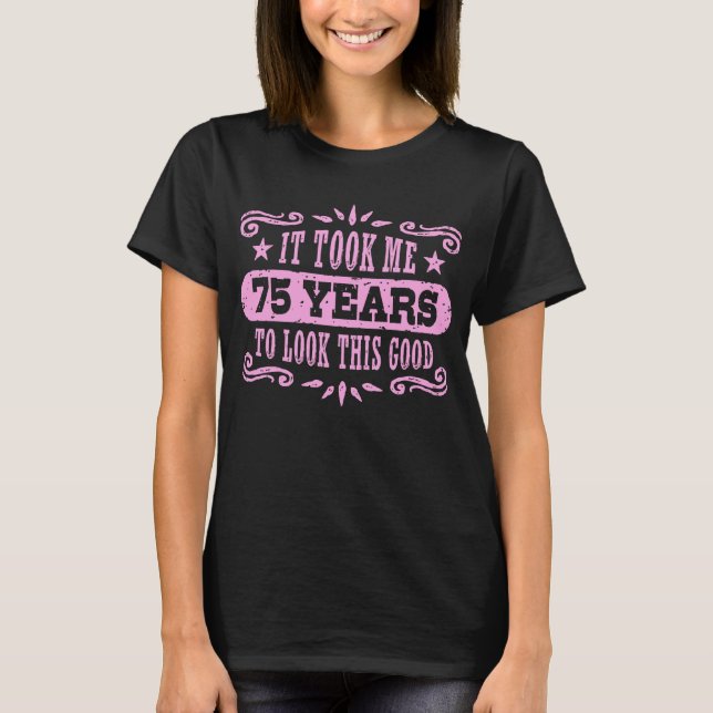 T-shirt Anniversaire 75 ans (Devant)