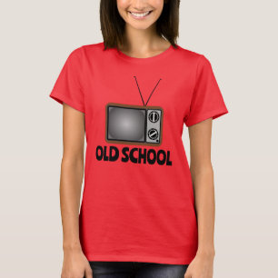 T-SHIRT ANNIVERSAIRE ANCIENNE ÉCOLE RETRO TÉLÉVISION T-SHI