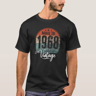 T-shirt Anniversaire année de naissance vintage 1968 anniv