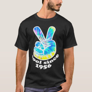 T-shirt Anniversaire Anniversaire Cool depuis 1956 Tie Dye
