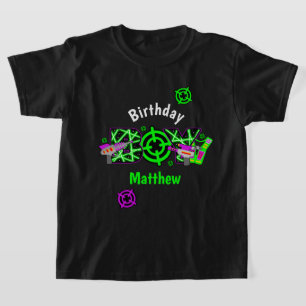 T-shirt Anniversaire Boy Laser chemise