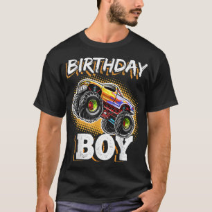 T-shirt Anniversaire Boy Monster Camion Anniversaire cadea