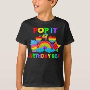T-shirt Anniversaire Boy Pop It 9