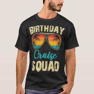 T-shirt Anniversaire Croisière Squad Anniversaire Fête Cro